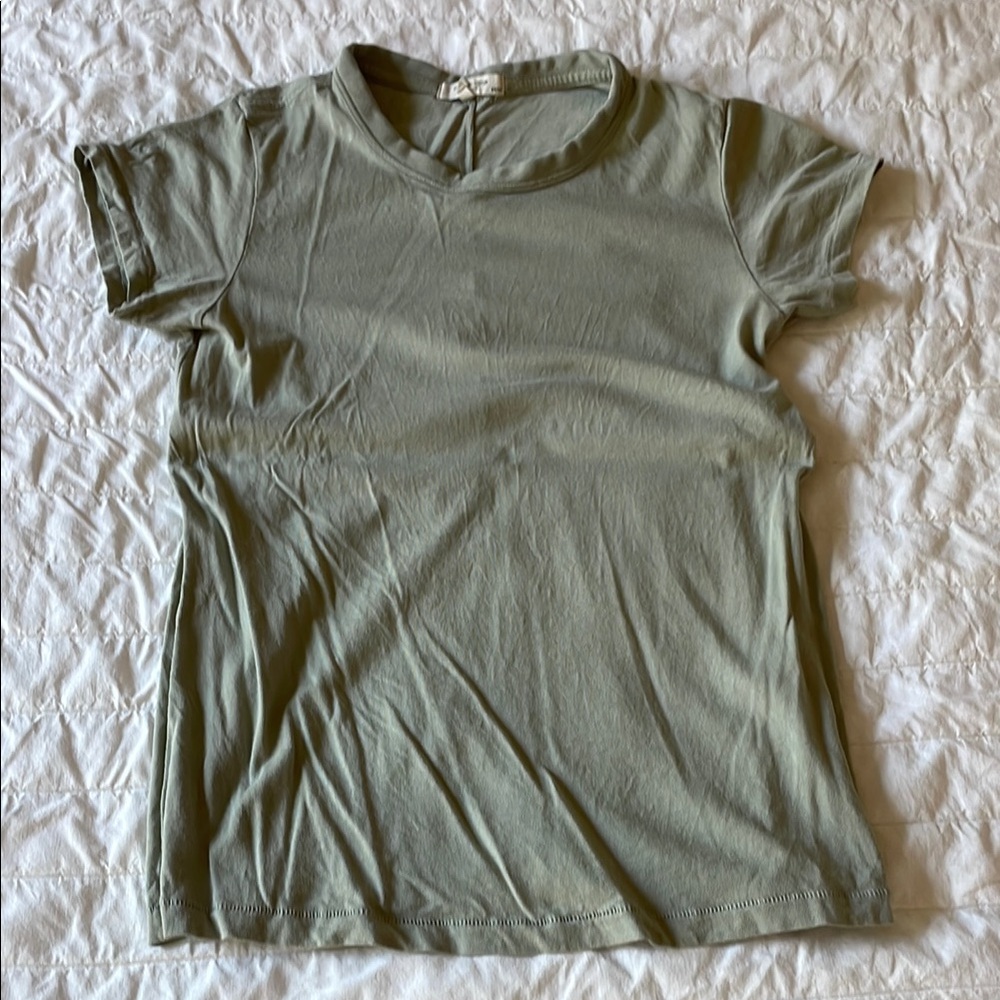 rag & bone Sage Green Short Sleeve Tee